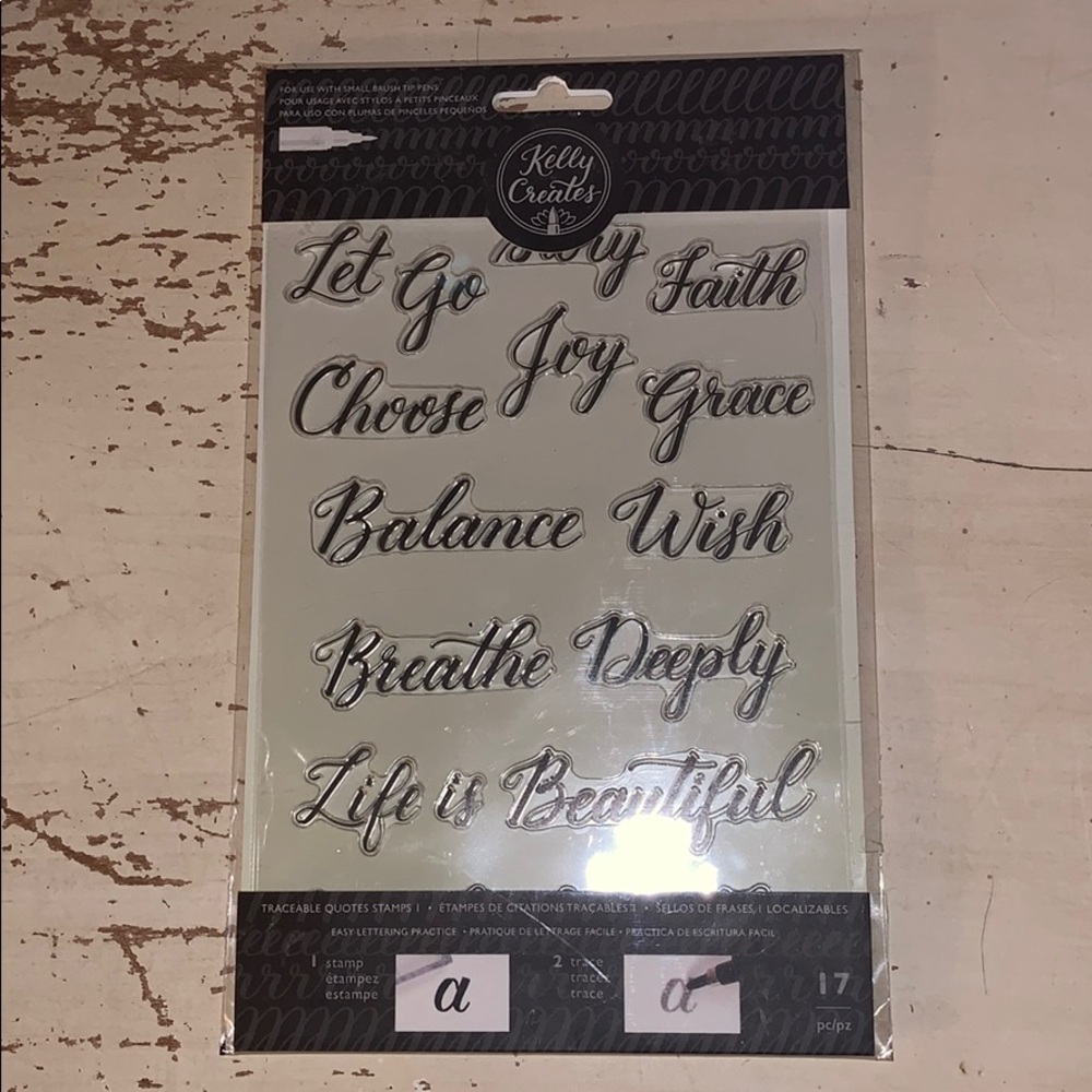 Kelly Creates Traceable Quotes Stamps